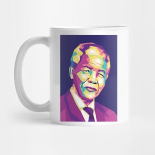 nelson mandela in wpap Mug